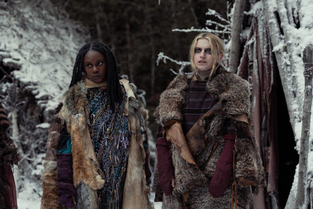 L-R: Nia Sondaya as Teen Akilah and Jenna Burgess as Teen Melissa. (Photo Credit: Darko Sikman/Paramount+ with SHOWTIME)