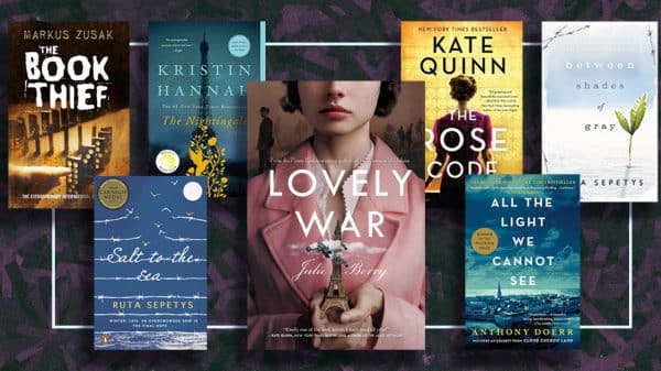7 World War historical fiction book covers