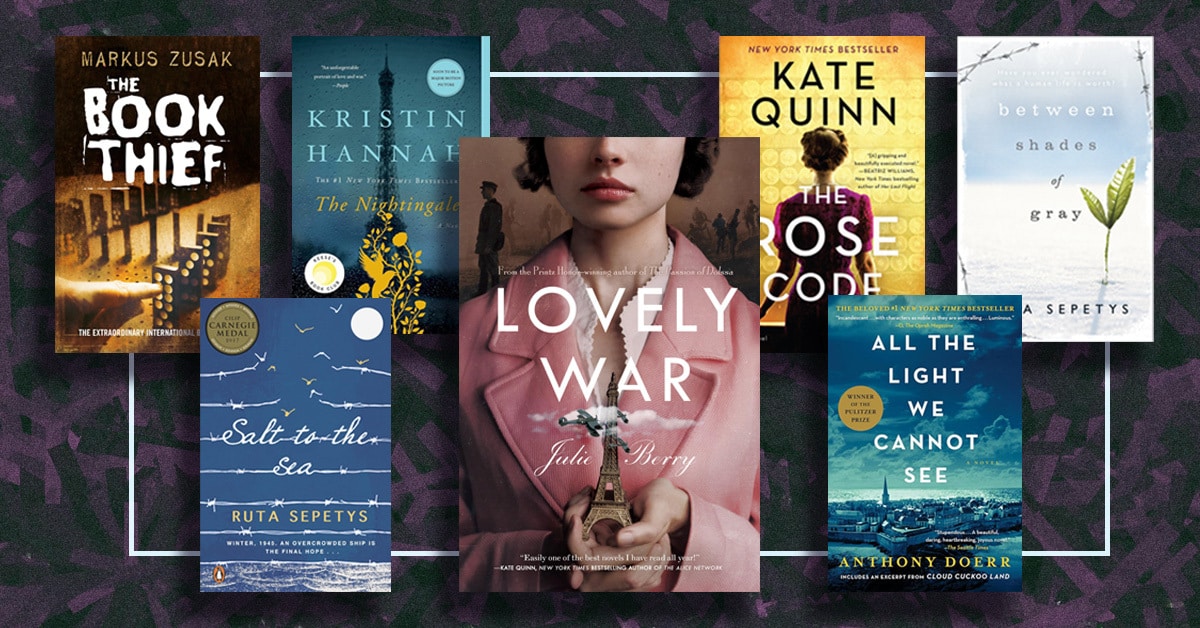7 World War historical fiction book covers