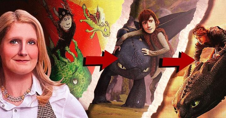 How to train your dragon: book to animation to live action