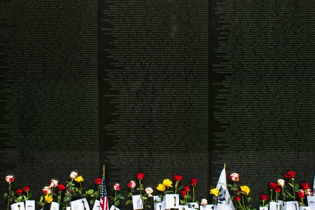 Vietnam War memorial in Washington, D.C. (Unsplash/Ryan Stone)