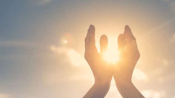 worship hands faith religion god science