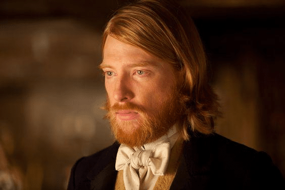 Domnhall Gleeson in the historical period piece film, Anna Karenina