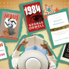 The featured image depicts a reader sitting with 5 books around them.