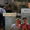 A collage of shots from old movies including Forrest Gump, Love Actually, Good Will Hunting, Almost Famous, Stand by Me, and Juno.