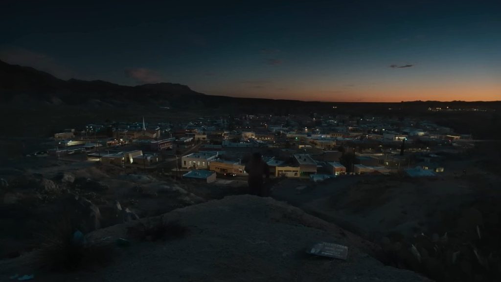 The fictional town of Eddington, New Mexico. Credit: A24.