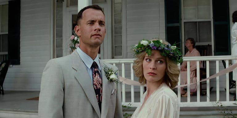 Tom Hanks (Left) and Robin Wright (Right) in Forrest Gump. Credit: Paramount Pictures.