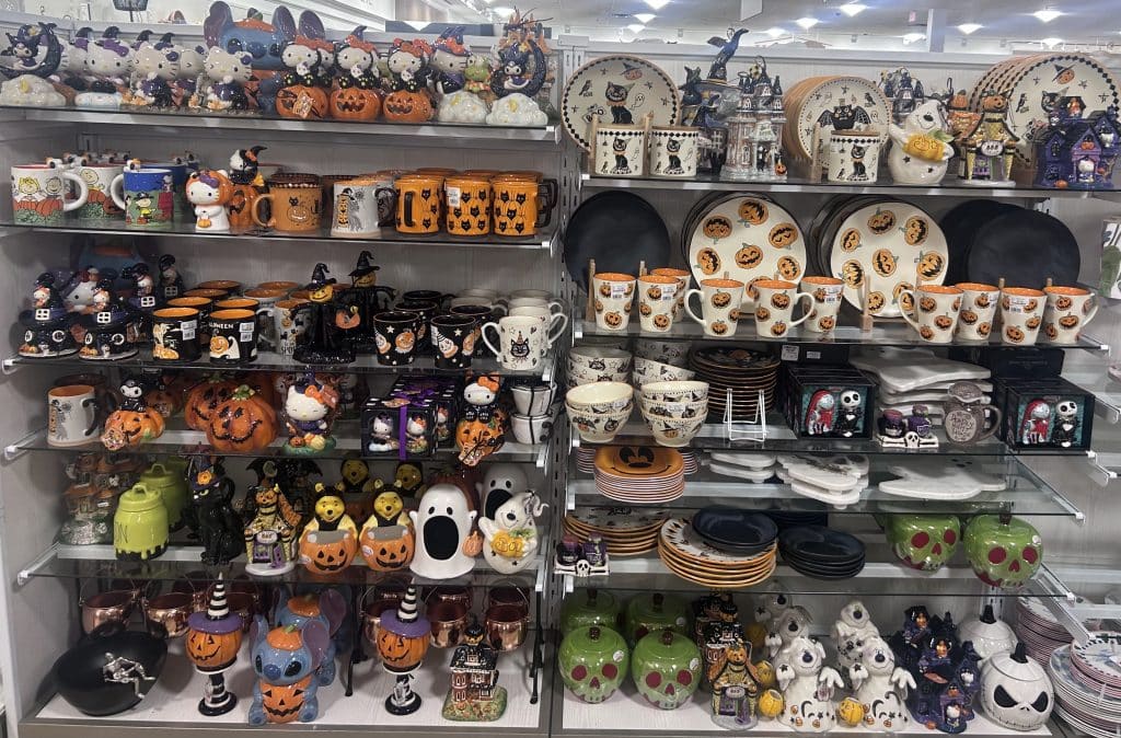 Summerween decor and dishware at HomeGoods.
