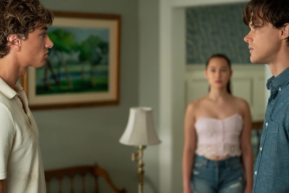 'The Summer I turned Pretty' Season 2. (Gavin Casalegno, Christopher Briney, and Lola Tung).