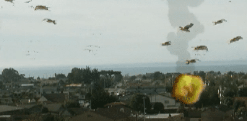 Still from the movie "Birdemic".