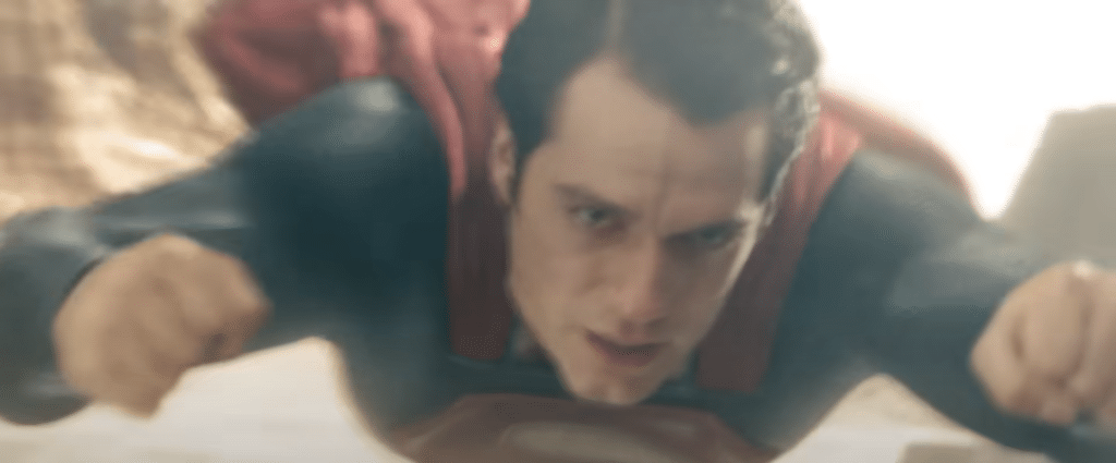 Superman's (Henry Cavill) first flight