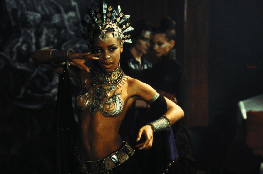 Queen Akasha's iconic dance. Credit: Warner Bros. U.S., Canada, Bahamas, and Bermuda