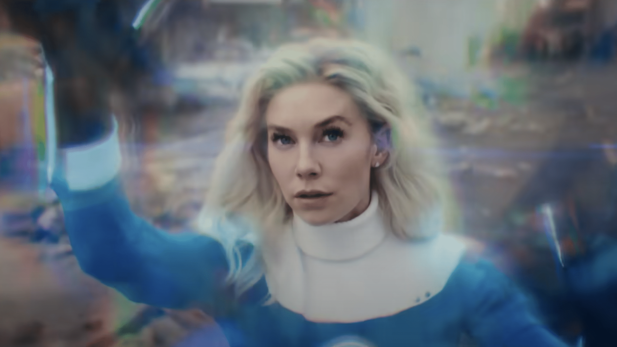 Vanessa Kirby as Sue Storm in "The Fantastic Four: First Steps" (Credit: YouTube/Marvel Entertainment)