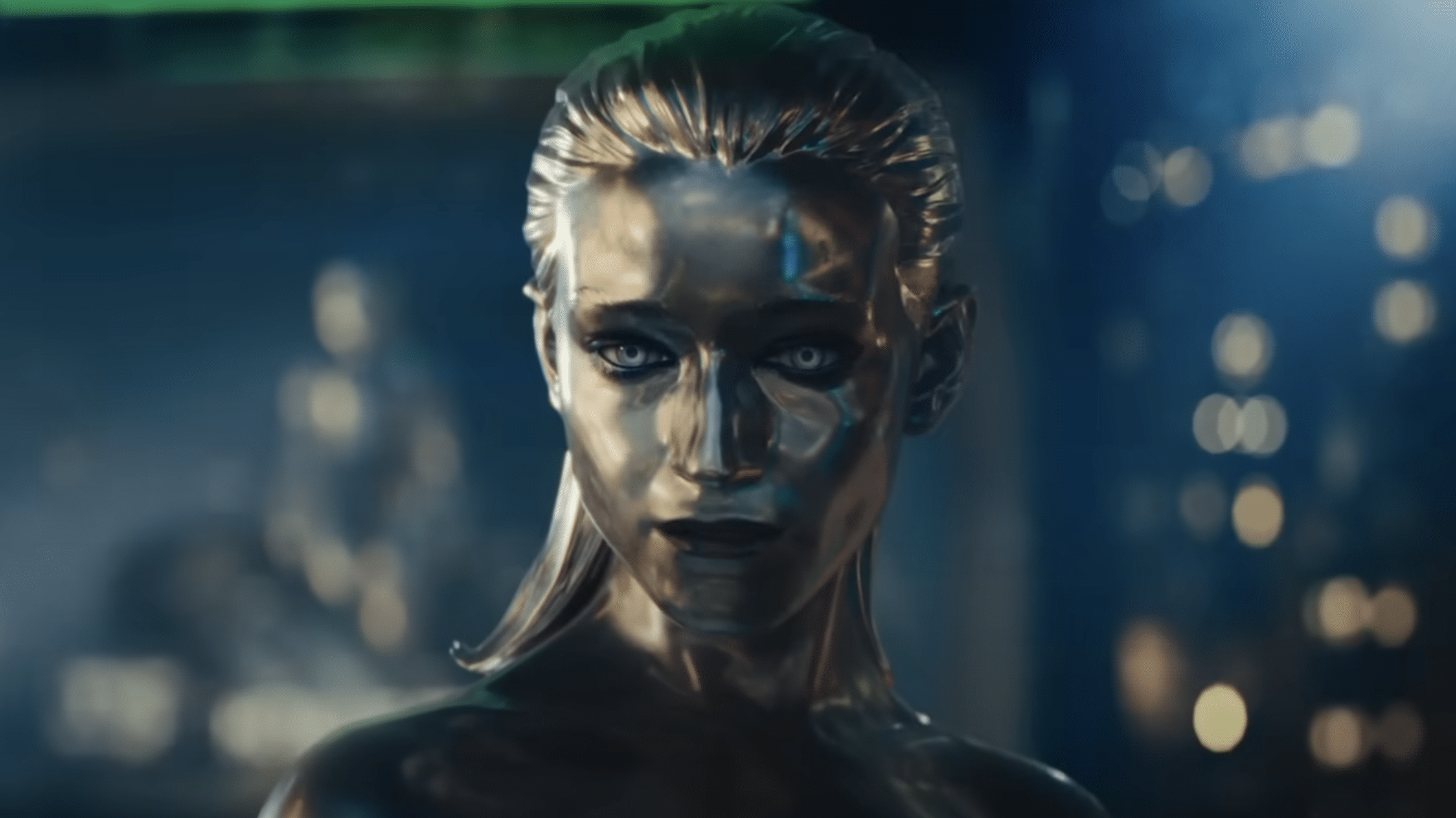 Julia Garner as Silver Surfer in "The Fantastic Four: First Steps" (Credit: YouTube/Marvel Entertainment)