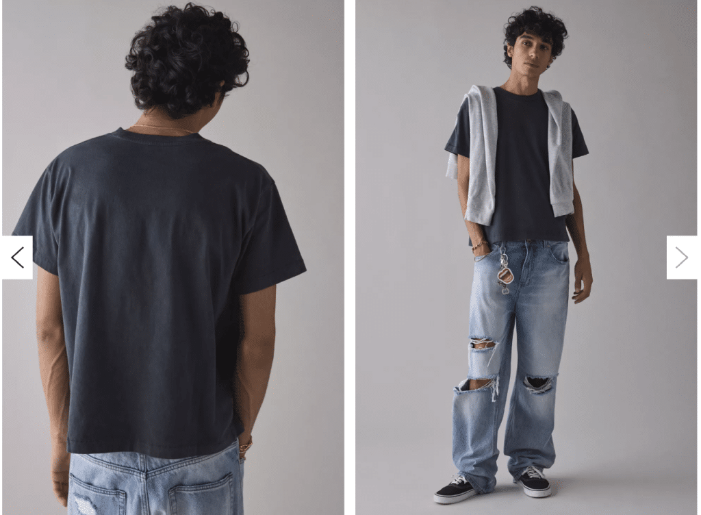 Urban Outfitters men's T-shirt inspired by military fashion