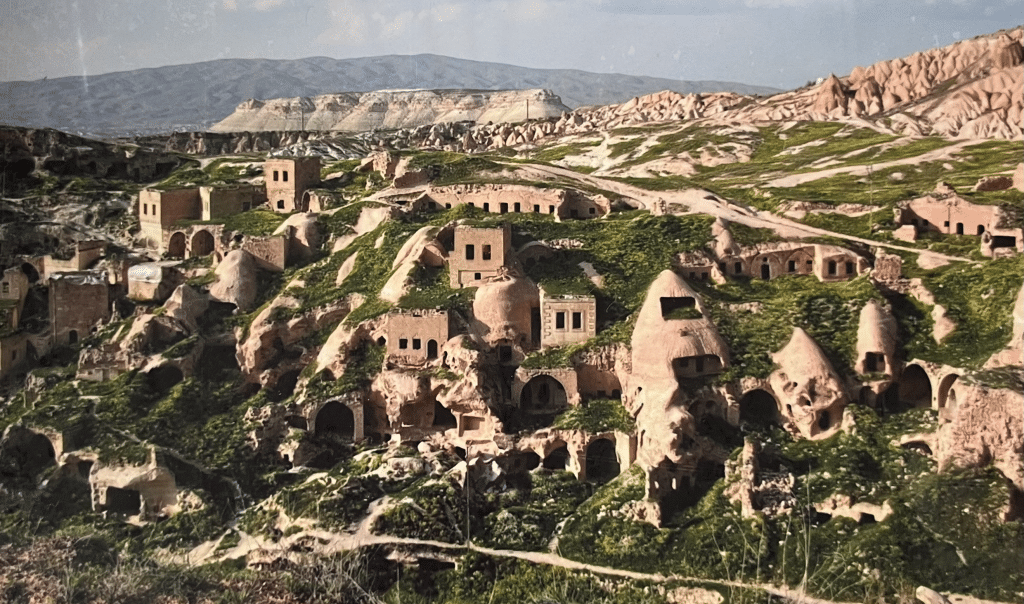 Picture of stone-carved houses