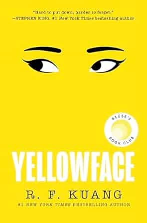 Cover of the novel "Yellowface" by R.F. Kuang.