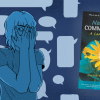 Cover of Nonviolent Communication book with distressed person and speech bubbles in background.