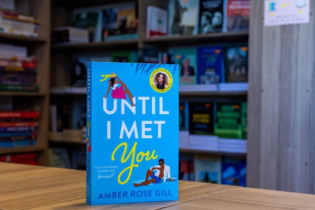 Amber Gill's "Until I Met You" book in the bookshop. Credit: Shutterstock/Unnamed