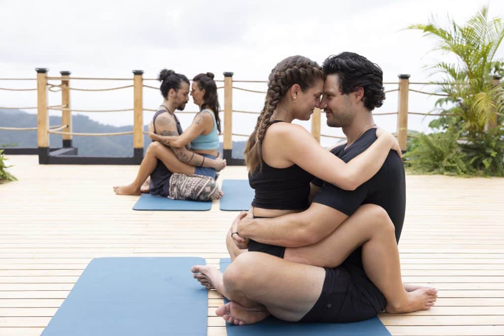 Jess and Spencer do tantric yoga