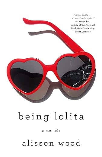 Cover depicts a pair of broken, red heart-shaped sunglasses on a white background.
