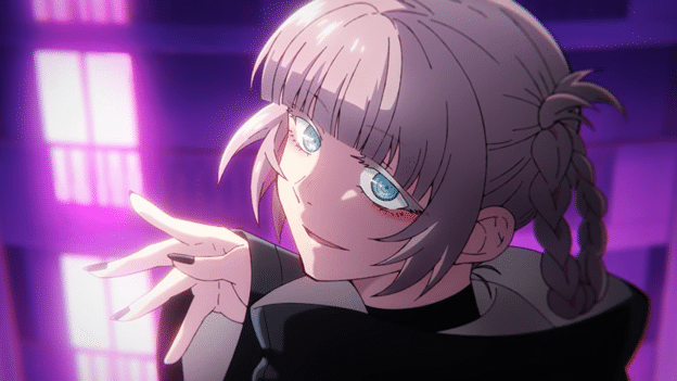 Main Character Nazuna talking into the camera.