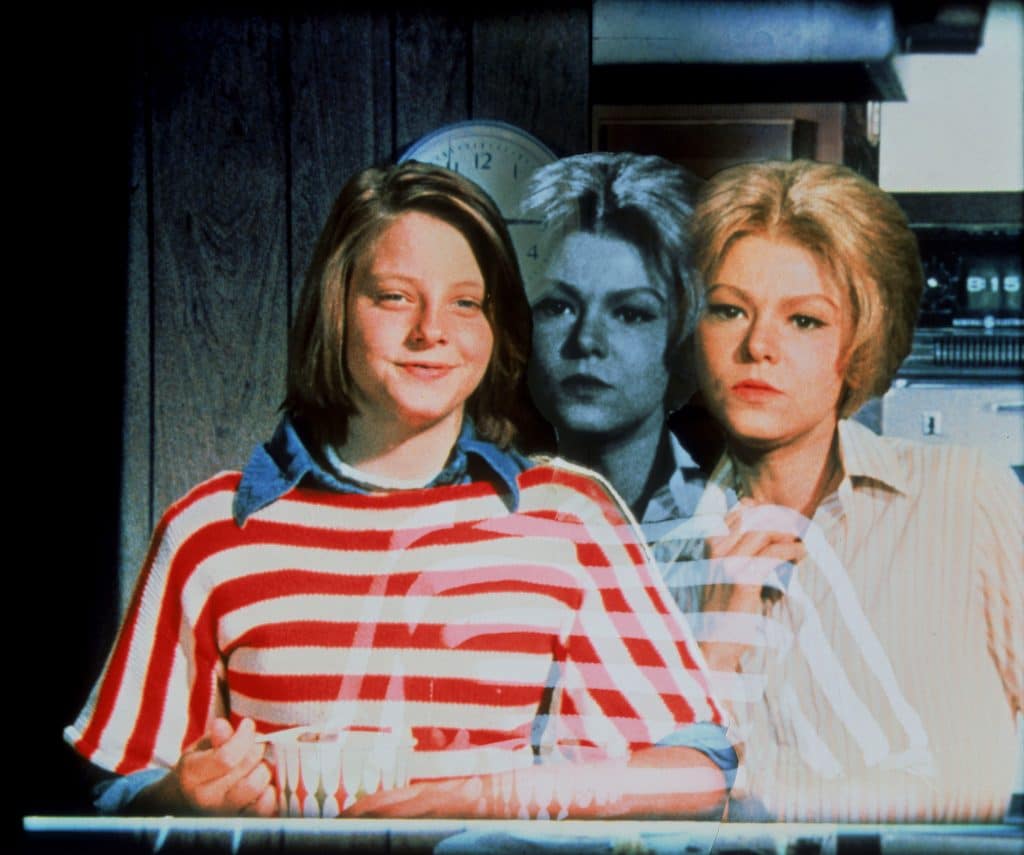 Mother and daughter swapping bodies in the 1976 Freaky Friday.