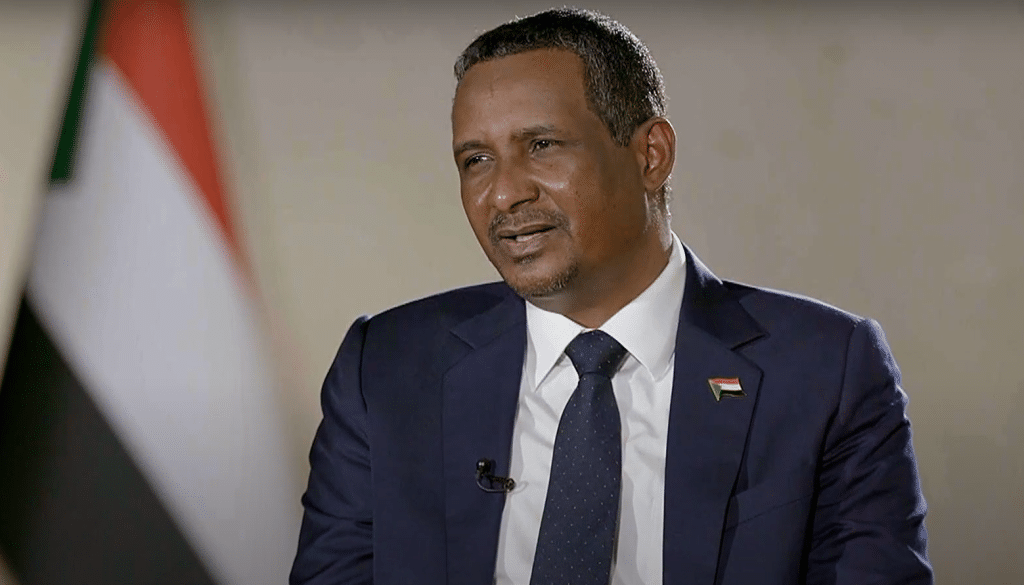 RSF Leader Hemedti Giving an Interview to Al Jazeera in 2021, discussing his reasoning behind the coup of the civilian government Credit: Al Jazeera English (youtube)