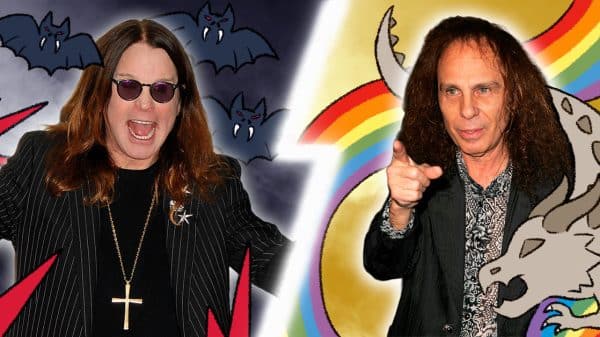 Ozzy Osbourne battles Ronnie James Dio