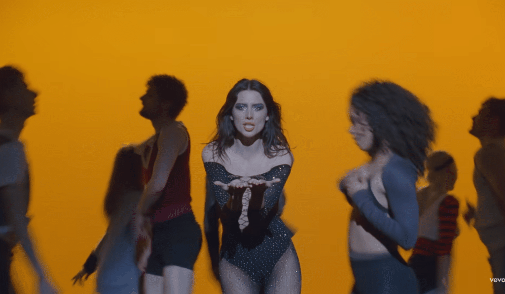 Ellie Rowsell in the 'Bloom Baby Bloom' music video