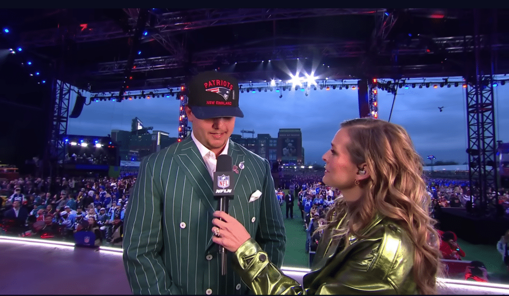 Patriots top pick Will Campbell addresses the media following the 2025 draft.