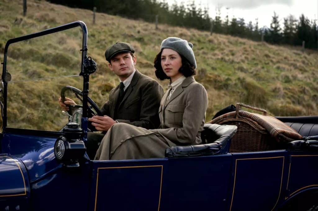 Those darn standing stones are at it again, claiming first Julia Moriston Beauchamp (Hermione Corfield) and then Henry Beauchamp (Jeremy Irvine) in “Outlander: Blood of My Blood.”