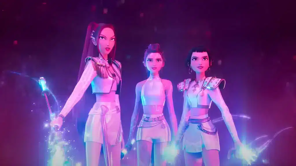 The girls engage in battle. (Credit: Netflix)