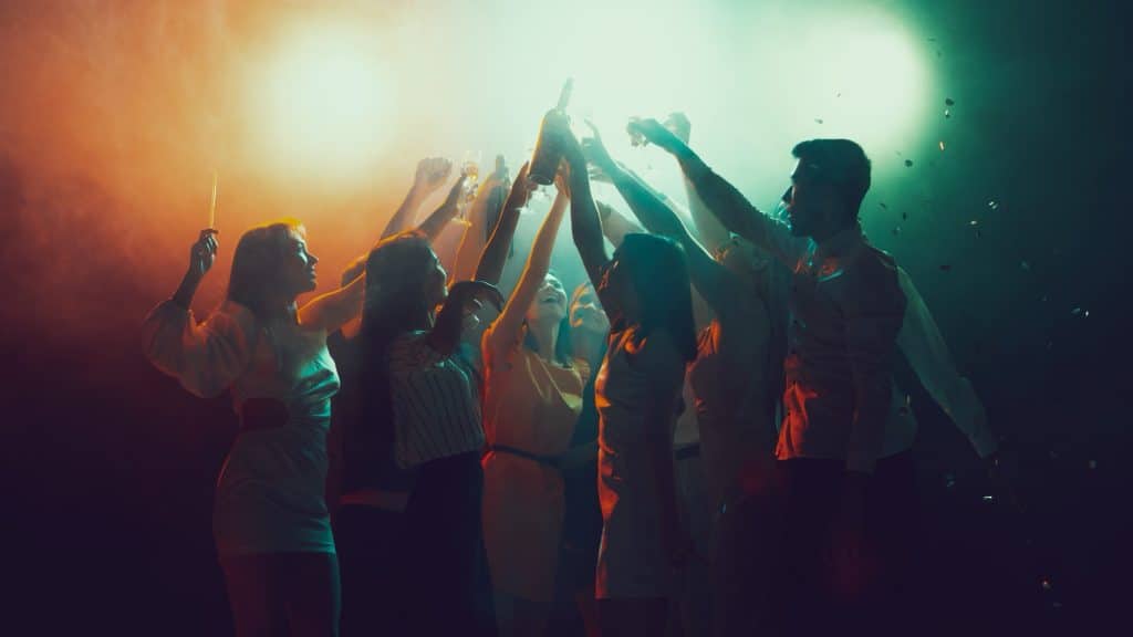 People at a party