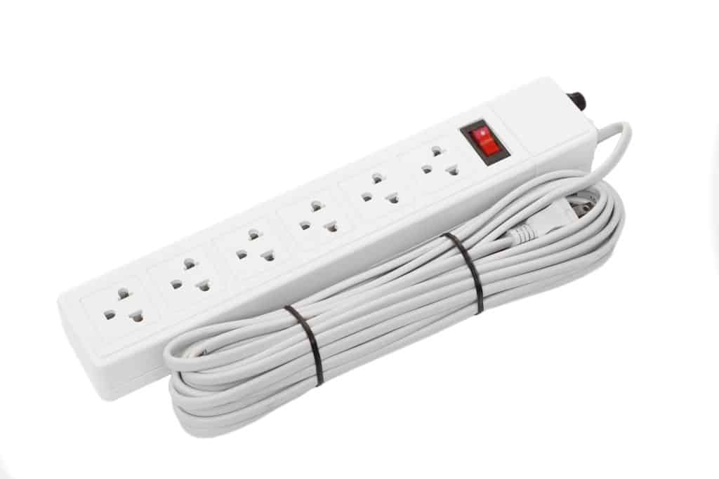 Image of a power strip, one of your greatest resources in college.