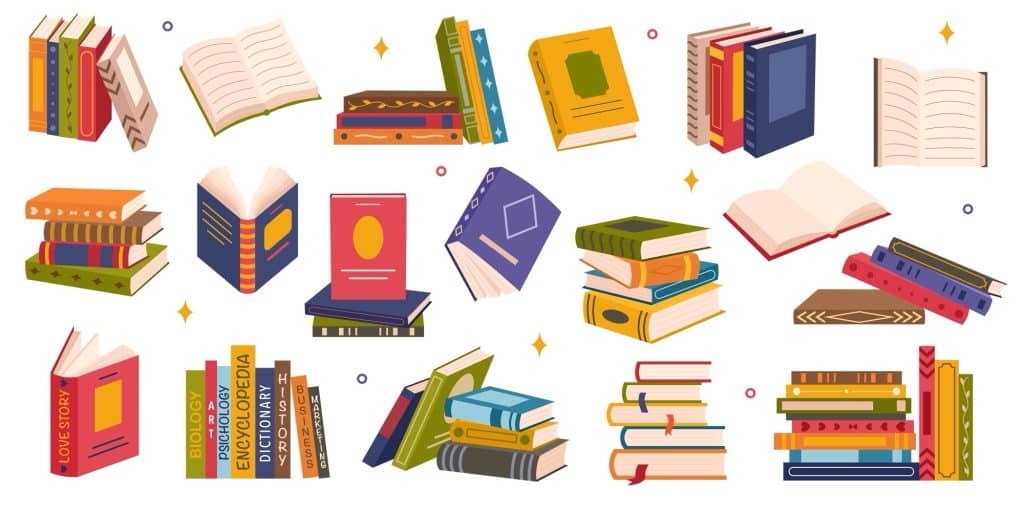A wide varitey of books to enjoy.