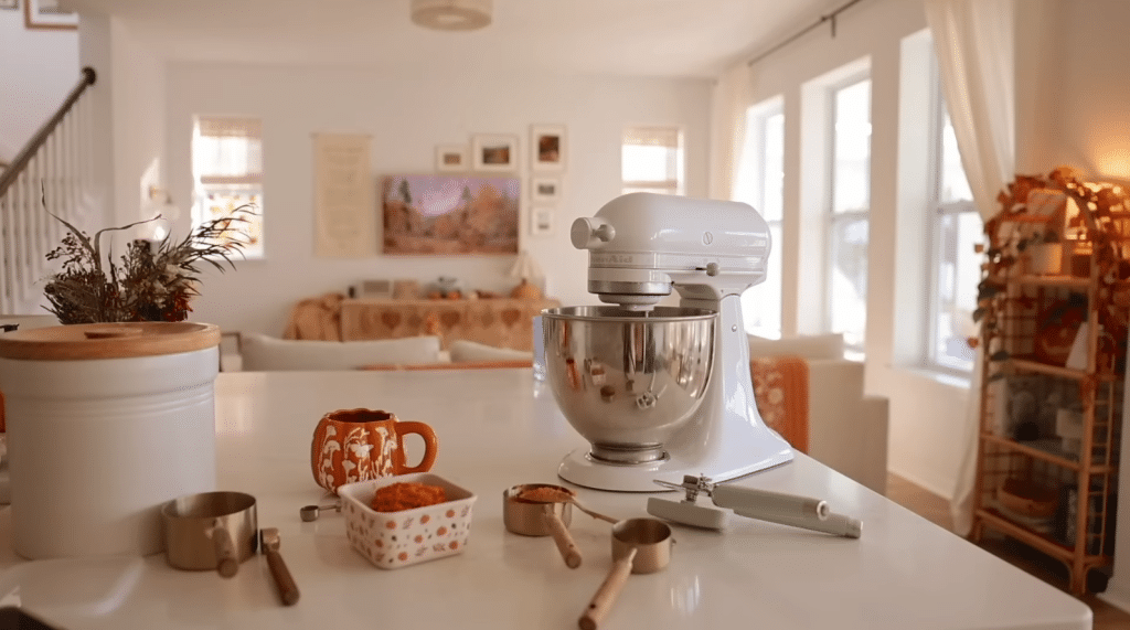 A kitchen aid and baking equipment