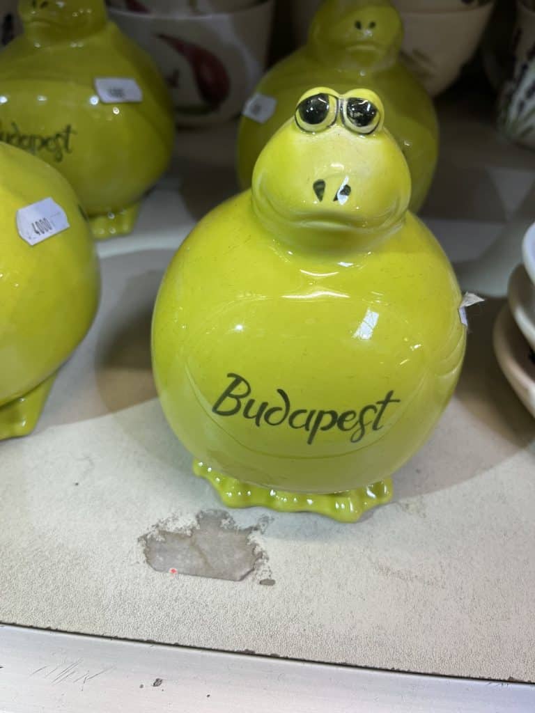 Budapest souvenir cookie jar