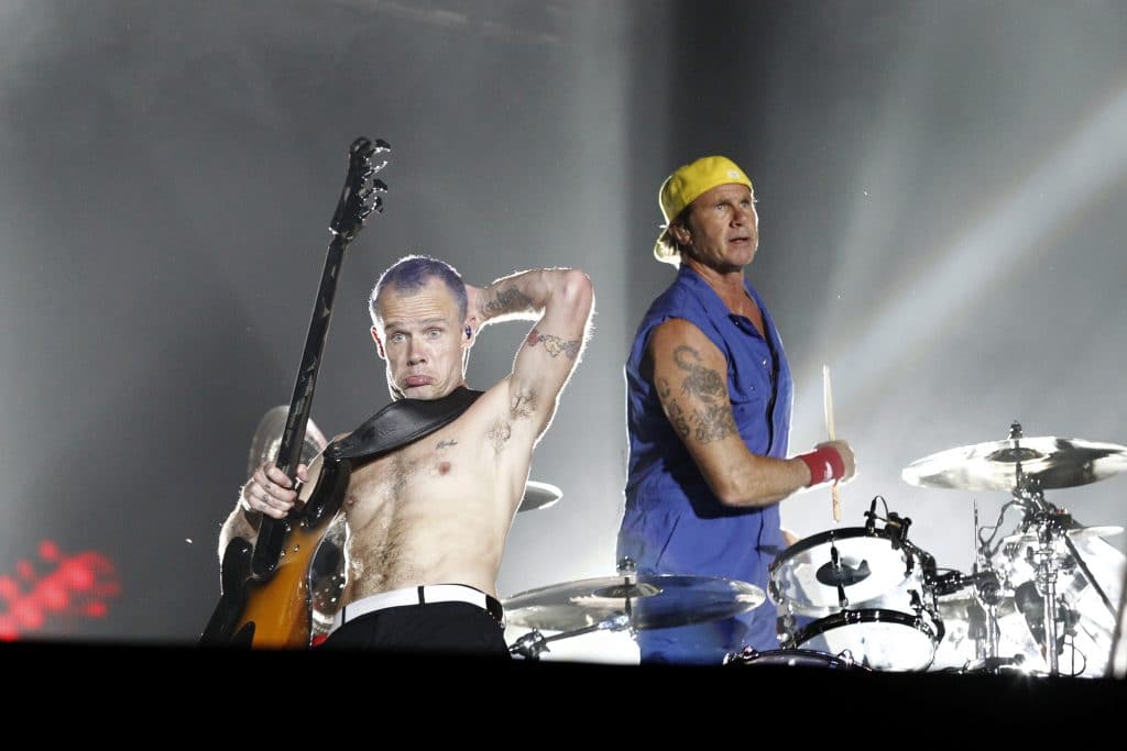 Flea and Chad Smith.