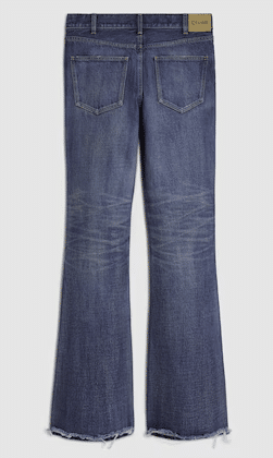 CELINE Marco flare jeans in a dark wash