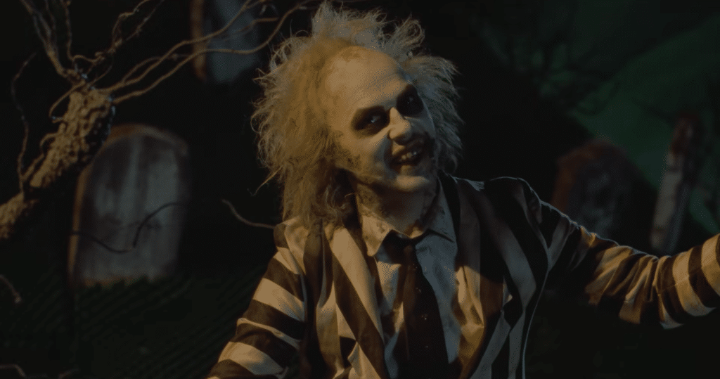 Michael Keaton as Beetlejuice in Tim Burton's 'Beetlejuice'