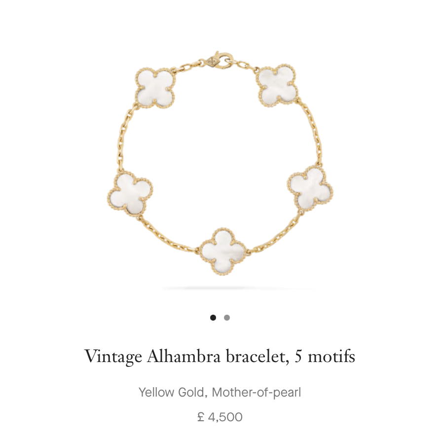 Picture of Van Cleef Alhambra Bracelet