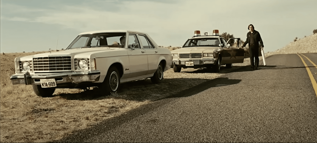 A screencap of No Country's opening sequence