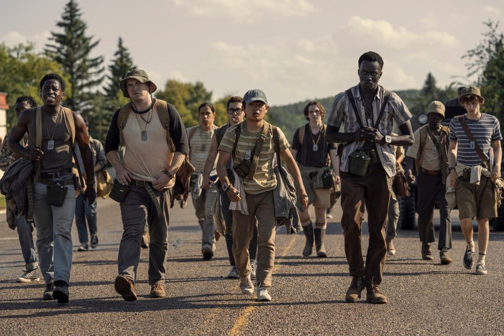 The Boys walk. (Credit: Lionsgate).