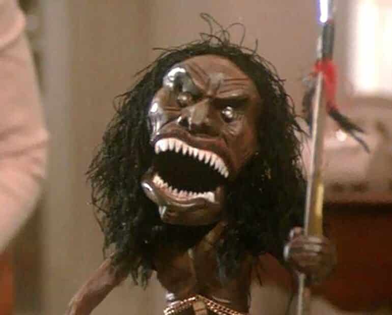 A killer Zuni Warrior Fetish Doll in Trilogy of Terror.