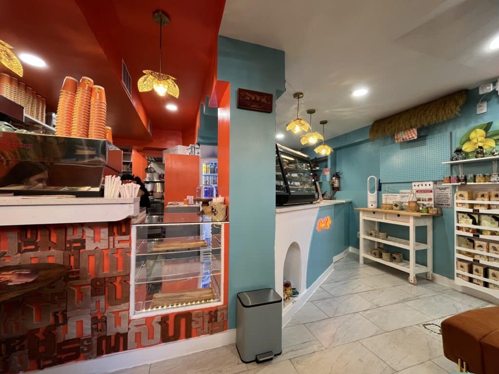 Inside Artara Coffee's cafe