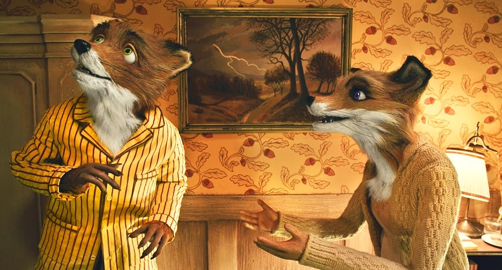 Mr Fox and Felicity Fox in Fantastic Mr Fox