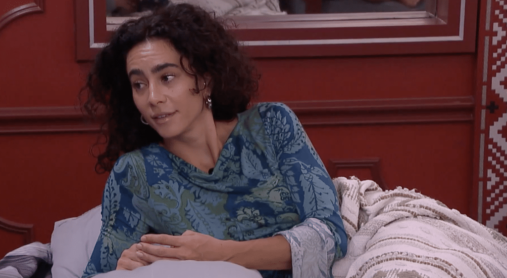 Morgan in the HOH bedroom during 'Big Brother'