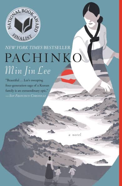 Blue cover of Pachinko by Min Jin Lee