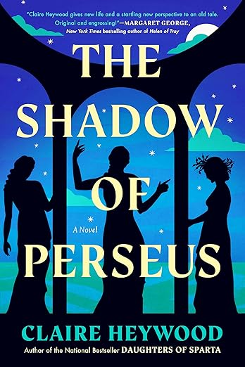 The cover shows three women dressed in ancient Greek attire silhouetted against a blue, starry background.